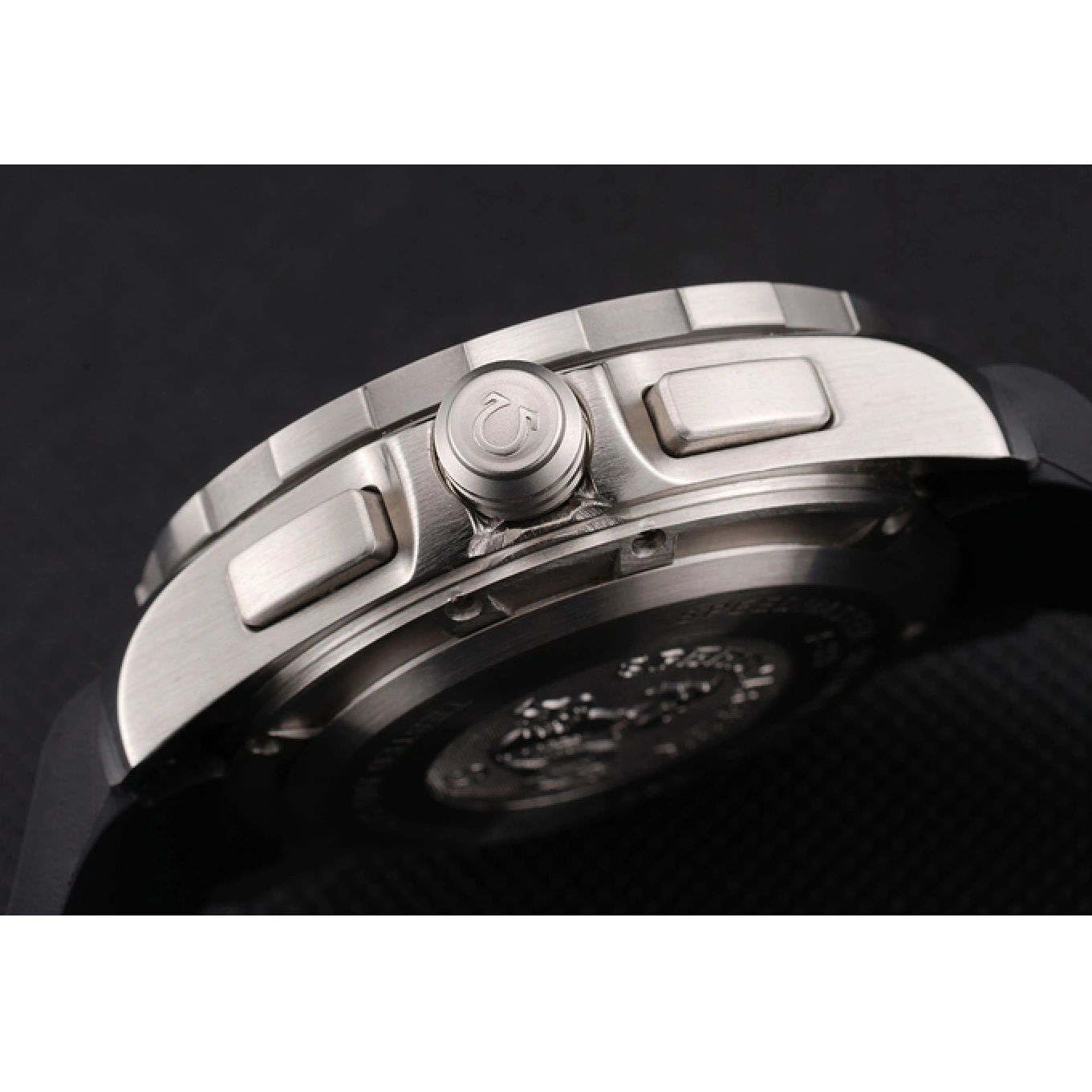 1025 Omega Speedmaster Skywalker X-33 Black Dial Blue On Black Bezel Stainless Steel Black Rubber Strap